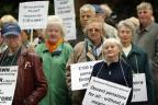 protesting pensioners